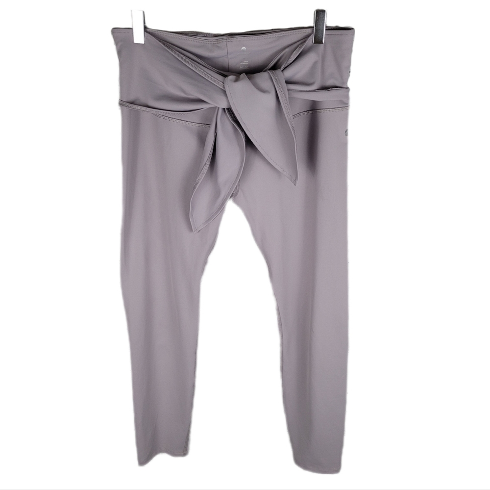 APANA | waist tie workout athletic leggings